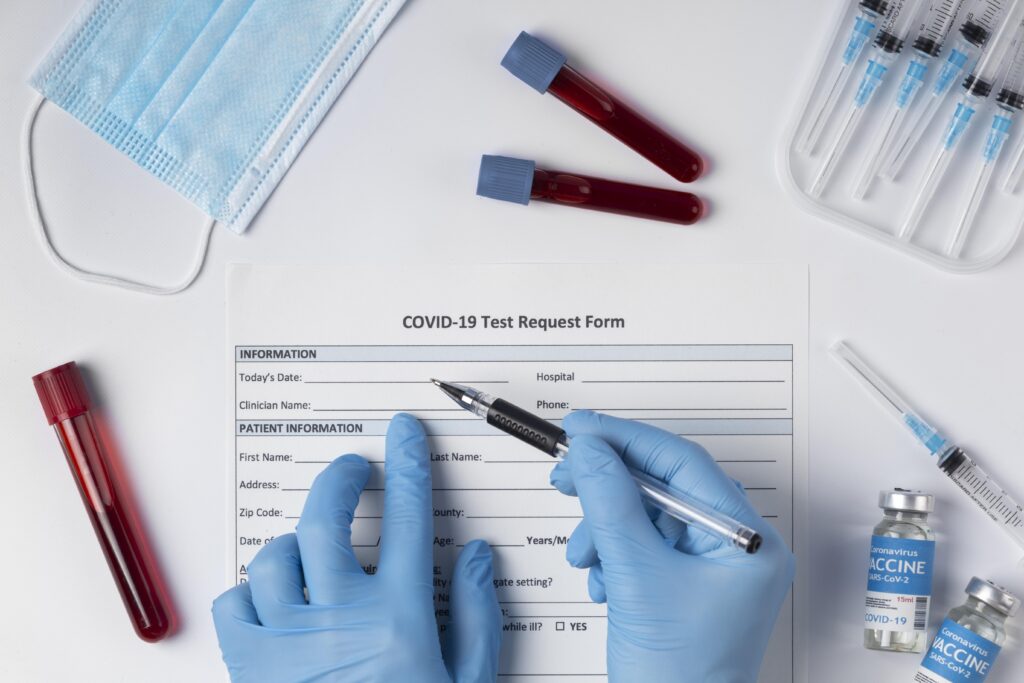 Coronavirus Assortment with Blood Samples